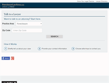 Tablet Screenshot of foreclosurelawfirms.com